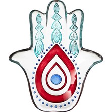 Die Grup Tr Hamsea Kırmızı Dekoratif Tabak 27CM