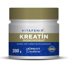 %100 Saf Mikronize Kreatin Monohidrat 300G Toz Sporcu Takviyesi