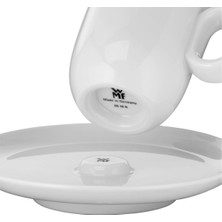 Barista 4 Parça Espresso Fincan Takımı, 2 Adet 60 ml Espresso Fincanı ve 2 Fincan Tabağı, Porselen, Bulaşık Makinesinde Yıkanabilir