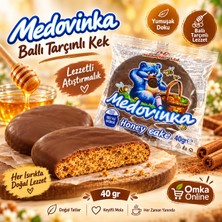 Omka Medenka Ballı Tarçınlı Çikolata Kaplı Kek 40 G – Bulgaristan Atıştırmalığı