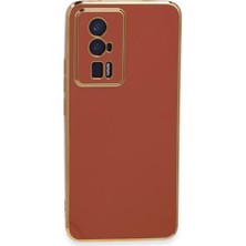 Efnaz Style Xiaomi Poco F5 Pro Kılıf Volet Silikon - Kırmızı