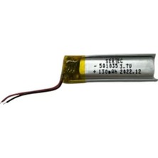Skygo 501035 3.7V 130mAh Li-Polymer Pil Devreli/1.5A