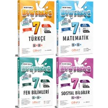 Günay Yayınları 7. Sınıf Bumerang Türkçe + Matematik + Fen + Sosyal Etkinlikli Kitap - 2027