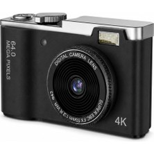 Dijital Fotoğraf Makinesi | 64MP | 8x Dijital Zoom | Video & Selfie Destekli | Sd Kart Hediyeli