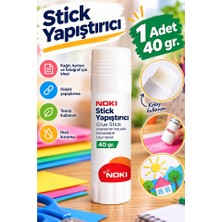 Artlantis Glue Stick Yapıştırıcı Katı Yapıştırıcı 40 gr Ruj Yapıştırıcı 1 Adet Noki Büyük Boy Okul Yapıştırıcısı Zararsız Büro