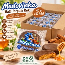 Omka Medenka Ballı Tarçınlı Çikolata Kaplı Kek 40G x 50 Adet– Bulgaristan Atıştırmalığı