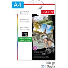 Mbb E-Ticaret Tanex Fotoğraf Kağıdı A4 200GR 25'li *20