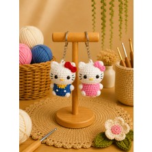 Morey Amigurumi Örgü Anahtarlık - El Emeği Çanta Aksesuarı ve Hediyelik Animasyon Karakteri