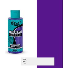 Mbb E-Ticaret Rıch Multi Akrilik Boya 2174 Mor 120 cc