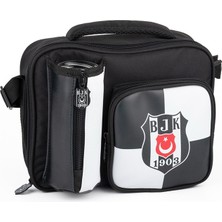 Mbb E-Ticaret Me 25362 Beşiktaş Bjk 1903 Logo Desenli Suni Deri Beslenme Çantası