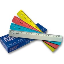 Mbb E-Ticaret Yıldızlar Renkli Büro Cetveli 30 Cm. KOD.070-(***6 Adet***)