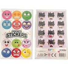 Mbb E-Ticaret Seven 1635 Pocket Sticker 36'lı