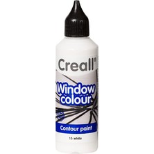 Mbb E-Ticaret Creall Sökülebilir Cam Boyası Beyaz 80 Ml.-(***12 Adet***)