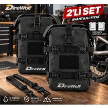 Direwolf 6l Su Geçirmez Motosiklet Koruma Demiri Çantası – 500D Pvc – Omuz Askılı