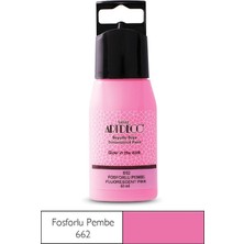 Mbb E-Ticaret Artdeco Y-042C-662 Boyutlu Boya 60 ml Fosfor Pembe