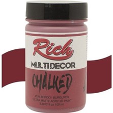Mbb E-Ticaret Rıch Chalked Akr.boya 100 cc 4532 Bordo