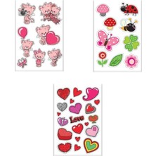 Mbb E-Ticaret Keskin Stıcker Karışık 222-99-(***3 Adet***)