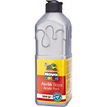 Mbb E-Ticaret Nova Color Akrilik Boya 500 ml Gümüş NC-671