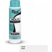 Mbb E-Ticaret Rıch Multi Akrilik Boya 02759 Beyaz 500 cc