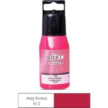 Mbb E-Ticaret Artdeco Y-042F-612 Boyutlu Boya 50 ml Ateş Kırmızı