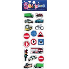 Mbb E-Ticaret Alper CB-418 Trafik Küçük Sticker 20'li
