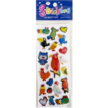 Mbb E-Ticaret Alper CB-436 Kuş Küçük Sticker 20'li