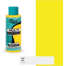 Mbb E-Ticaret Rıch Multi Akrilik Boya 2129 Sarı 120 cc