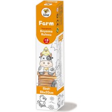 Mbb E-Ticaret Lıno LS-101 Yapışkanlı Boyama Rulosu Farm 86X20 cm