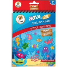 Mbb E-Ticaret Lıno BS-1002 Boya Sil Boyama Kitabı Denizaltı