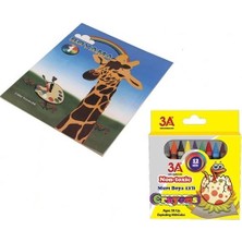 Mbb E-Ticaret 3A Ark 1306 Boyama Kitabı+Boya Kalemi-(***12 Adet***)