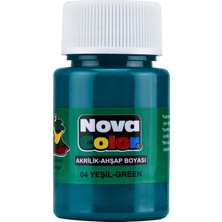 Mbb E-Ticaret Nova Color Akrilik Boya Yeşil Şişe NC-172