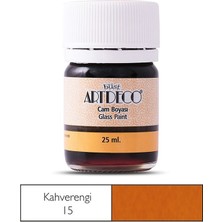 Mbb E-Ticaret Artdeco Cam Boyası Kahverengi 30A-15 25 ml