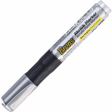 Mbb E-Ticaret Brons Akrilik Marker Kalem Gri BR-4021-(***12 Adet***)
