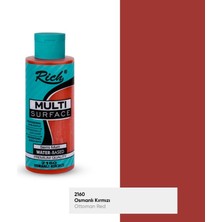 Mbb E-Ticaret Rıch Multi Akrilik Boya 2160 Osmanlı Kırmızı 120 cc