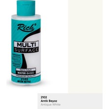 Mbb E-Ticaret Rıch Multi Akrilik Boya 2102 Antik Beyaz 120 cc