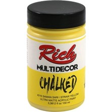 Mbb E-Ticaret Rıch Chalked Akr. Boya 100 cc 4516 Saman Sarı