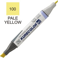 Mbb E-Ticaret Zig 100 Pale Yellow Kurecolor Rütuş Kalemi (Çift Uçlu) KC-3000