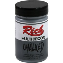 Mbb E-Ticaret Rıch Chalked Akr. Boya 100 cc 4576 Is Siyah