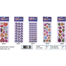 Mbb E-Ticaret Alper Cb Kabartma Stıcker-(***9 Adet***)