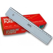 Mbb E-Ticaret Yıldızlar 20 Cm. Cetvel Kod 004-(***6 Adet***)