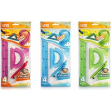 Mbb E-Ticaret Lino LC-002 Çizim Seti Pergelli Flexıble 4'lü-(***12 Adet***)