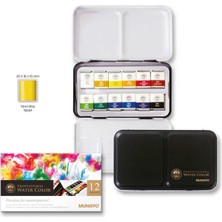 Mbb E-Ticaret Mungyo 12'li Aquarel Yarım Tab.s.boya Metal Ph-12