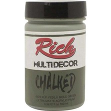 Mbb E-Ticaret Rıch Chalked Akr. Boya 100 cc 4570 Küf Yeşili