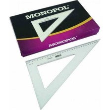 Mbb E-Ticaret Monopol 1613 Öğrenci Gönye 48'li Paket 11CM *30