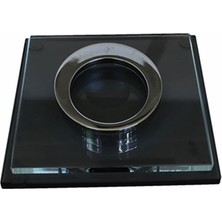 Mbb E-Ticaret Kaya K000203 Masa Üstü Kristal Ataşlık Metal