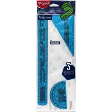 Mbb E-Ticaret Maped 895055 30 cm Esnek Plastik Cetvel Seti