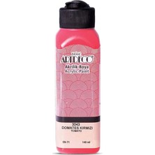 Mbb E-Ticaret Artdeco Akrilik Boya 140 ml Domates Kırmızı 070R-3043