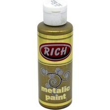 Mbb E-Ticaret Rıch Metalik Akrilik Boya 03986 Koyu Altın 120 cc