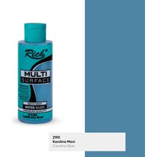 Mbb E-Ticaret Rıch Multi Akrilik Boya 2190 Karolına Mavi 120 cc