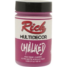 Mbb E-Ticaret Rıch Chalked Akr. Boya 100 cc 4534 Vişne